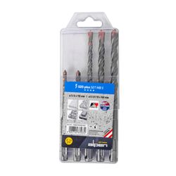 ALPEN F4 Sds Drill Bit Set 5 Piece 5 6 X 110mm 6 8 10 Mm X 160mm In P